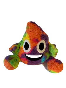 Large 18" I Scream For Justice Rainbow Poop Emoji Plush Toy Stuffed Animal Doll - Picture 1 of 8
