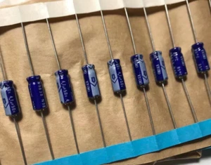 20x 4.7uf 50v Axial Electrolytic Capacitors (Replacig 40v 35v 25v 16v 10v 6.3v ) - Picture 1 of 1