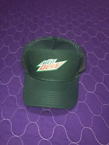 VTG Otto Green Mountain Dew Snapback Mesh Trucker Baseball Hat Cap New Unused - Picture 1 of 2
