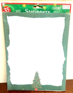Traditional Merry Christmas Tree Classic Green Computer Letter Paper - 35 Sheets - Picture 1 of 2
