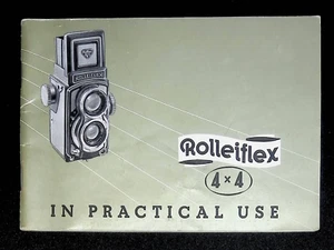 Original Kamera Anleitung/Handbuch: Rolleiflex 4x4 im praktischen Gebrauch Englisch - Bild 1 von 2