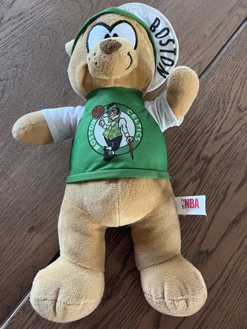 Boston Celtics Plush Bear Toy 9 inches tall Official NBA item New with Out Tag Cover