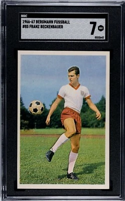 Bergmann Franz Beckenbauer Rookie RC Vintage #85 SGC 7 Pop 1 / no Graded Higher - Bild 1 von 2