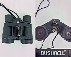 Bushnell 4x30 Power View Binoculars W/ Carry Case and Neck String #J3353 - Picture 1 of 8
