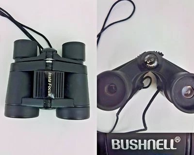 Bushnell 4x30 Power View Binoculars W/ Carry Case and Neck String #J3353 - Image 1 of 4