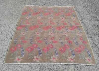 Турецкий большой ковер, 4,9 x 7,2 фута, приглушенный ковер, анатолийский ковер, ковер ручной работы, - Изображение 1 из 4