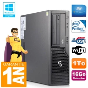 PC Fujitsu Esprimo E500 E85+ SFF Intel G640 RAM 16GB Disco 1TB Wifi W7 - Imagen 1 de 1