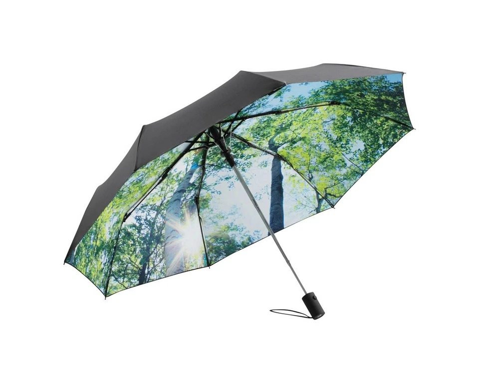 AC-Mini-Taschenschirm Regenschirm Schirm Automatik Sturmsicher  ca. 97 cm Eigens - Bild 1 von 2