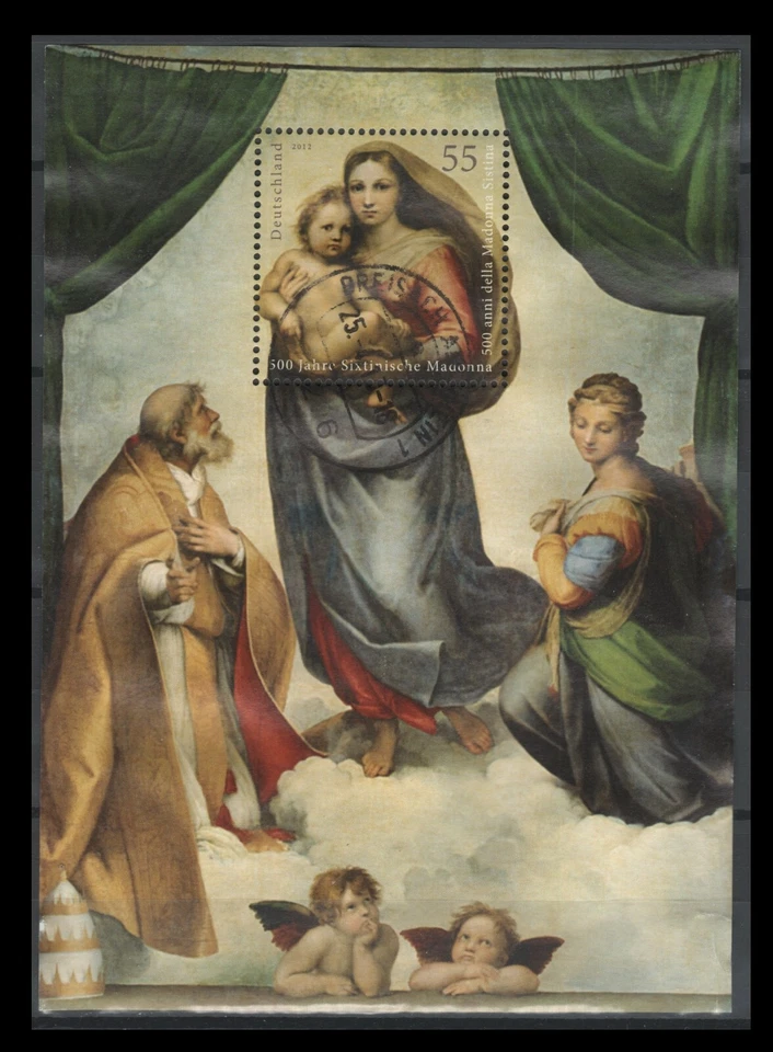 Germany 2666  Sistine Madonna, 500th anniversary Souvenir Sheet, 2012 - Image 1 of 1