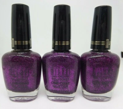 Milani Nail Lacquer  524 Purple Gleam Lot of 3 New - Image 1 of 2