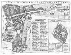 Antique maps, Blome, Parish of St Mary White Chappel /St Katherines by the Tower - Picture 1 of 1