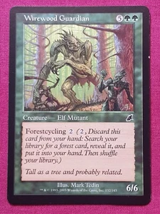 Magic The Gathering SCOURGE WIREWOOD GUARDIAN green card MTG - Picture 1 of 2