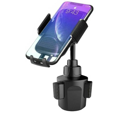 Universal Cup Holder Car Mount Cradle Tech For Cell Phone GPS iPhone Adjustable - Image 1 of 4