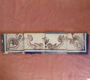 Fliesen Portugal 18/19 Jh. , Azulejos, Tile, Tegel, Carreaux Ancien, Delft, - Bild 1 von 2