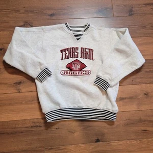 Vintage 90s College Texas AM Sec Football Logo Athletic Medium - Picture 1 of 5