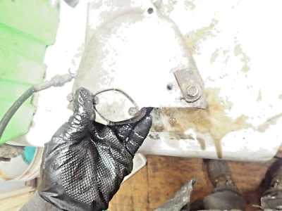 Yamaha RT2 MX  360 1972   Front Sprocket Cover Clutch Cable - Image 1 of 4