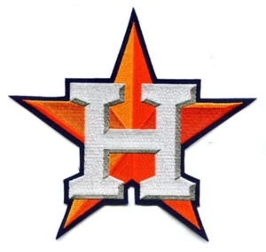 2013 Houston Astros New Batting Practice Team Star Logo Jersey Sleeve Patch MLB - Picture 1 of 2