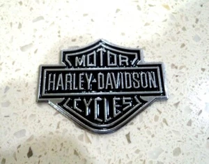 Harley Motorcycles 3D Chrome Metal Decal Emblem Badge Logo Sticker Car - Picture 1 of 2