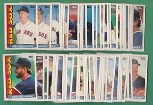 1990 Topps TV Boston Red Sox Glossy - Pick One - Fill Your Set - #1-#66 (KCR) - Picture 1 of 63