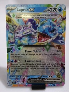 Pokémon Near Mint Scarlet & Violet Stellar Crown Lapras ex 032/142 English - Bild 1 von 2