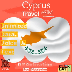 Esim, Chypre Travel eSIM, 35 Go de données Internet + appels et SMS illimités pendant 30 jours - Photo 1 sur 7