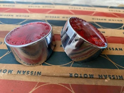 DATSUN 520 521 Pickup Truck Reflectores Traseros Reflejos Pieza Original Nos Japón. Foto 1 de 4