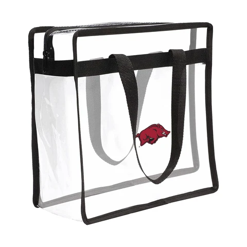 WinCraft Arkansas Razorbacks Clear Tote Bag Cover