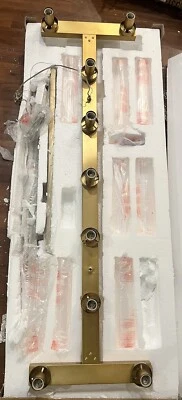 Z-Lite 3031-9L Beau 9 luces pilar vela araña lineal en latón frotado LEER Foto 1 de 4