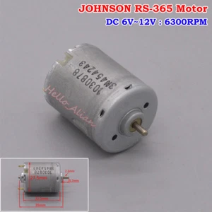 JOHNSON 1030878 DC6V-12V 6300RPM 5-Pole Rotor 27mm Mini RS-365 Motor RC Toy Car - Picture 1 of 9