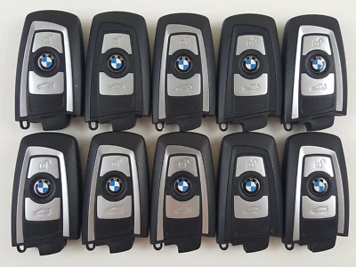 LOTE ORIGINAL DE 10 BMW SERIE 3 5 7 F 09-18 LLAVE INTELIGENTE MENOS CONTROL REMOTO OEM FOB 315MHz Foto 1 de 4