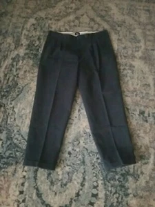 Bass Premium Chino Men's pants Navy Blue Cotton Size 40x30 - Picture 1 of 12