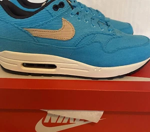 mens size 10.5 nike air max 1 baltic blue/sesame - Picture 1 of 6