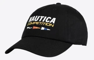 NAUTICA Competition Cayman Adjustable Snapback Cap/Hat Black-White FREE SHIPPING - Bild 1 von 10