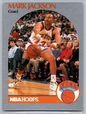 1990-91 NBA Hoops Mark Jackson - Menendez Brothers In Background (Rare Miscut)
