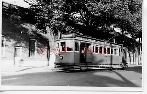 2D485 RPPC 1940er/60er Jahre PACIFIC GAS & ELECTRIC RAILROAD CAR #5 "FAIR GROUND" - Bild 1 von 1