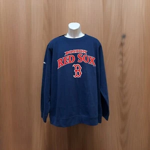 NEW Stitches Boston Red Sox Sweatshirt Mens XLarge Navy Crew Neck Pullover MLB - Picture 1 of 9