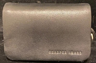 Sharper Image Sliding 8 X 18 Pocket Binoculars Leather Case Lightweight - Image 1 of 4