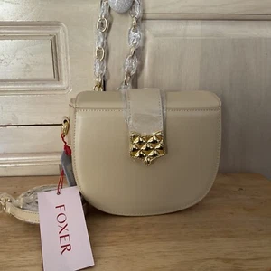 FOXER Ladies Leather Casual Shoulder Bag Fashion 2 Straps NWT - Picture 1 of 11