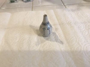 Antique Hoi An Hoard Shipwreck 15th Century jarlette /pot/vase blue/white#125771 - Imagen 1 de 11