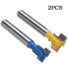 Woodworking Made Easy With 2Pcs Keyhole Bit Router Bit Set Yg6x Primary Alloy