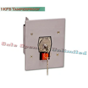 MMTC - 1KFS Tamperproof Open-Close Key Switch Stop Button Flush Mount (Random) - Picture 1 of 1