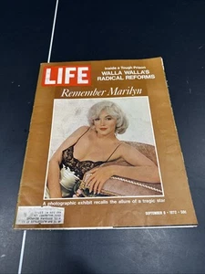 LIFE Magazine September 8 1972 Remember Marilyn Monroe Mark Spitz Peace Corps - Imagen 1 de 2