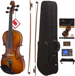 Cecilio Violin For Kids & Adults, Beginners Violins Kit, 3/4 - Natural Varnish-- - Picture 1 of 1