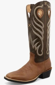 Größe 13D Twisted X Herren 16" Buckaroo, breite eckige Zehe mit Zellsohle - Bild 1 von 11
