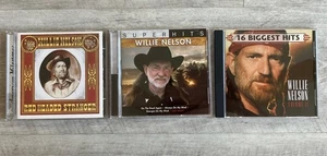 Willie Nelson CD lot Red Headed Stranger Super Hits 16 Biggest Hits - Picture 1 of 3