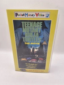 Teenage Mutant Ninja Turtles: The Movie VHS - 1990 Film UK PAL Video VGC RARE - Imagen 1 de 4