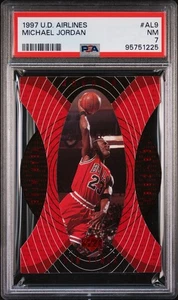 Upper Deck Airlines 1997 #AL9 Michael Jordan PSA 7 - Imagen 1 de 3