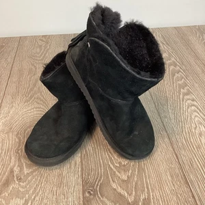 Botines bajos Koolaburra by Ugg para mujer 9 negros cálidos suaves botas de invierno - Imagen 1 de 11