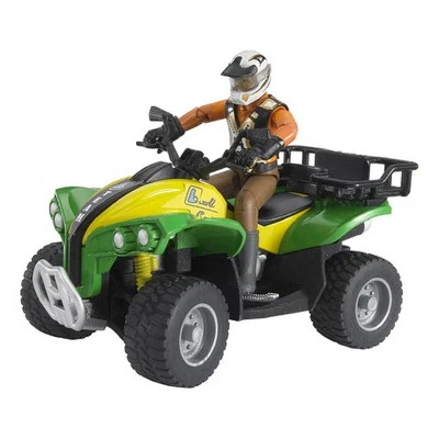 Bruder Quad con pilota Verde e Giallo 63000 - Immagine 1 di 4