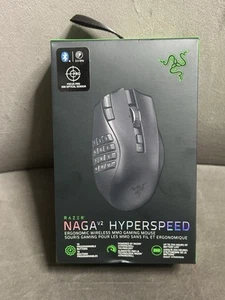 RAZER NAGA V2 HYPERSPEED GAMING MOUSE WIRELESS MMO FOCUS PRO - NEW SEALED - Picture 1 of 2